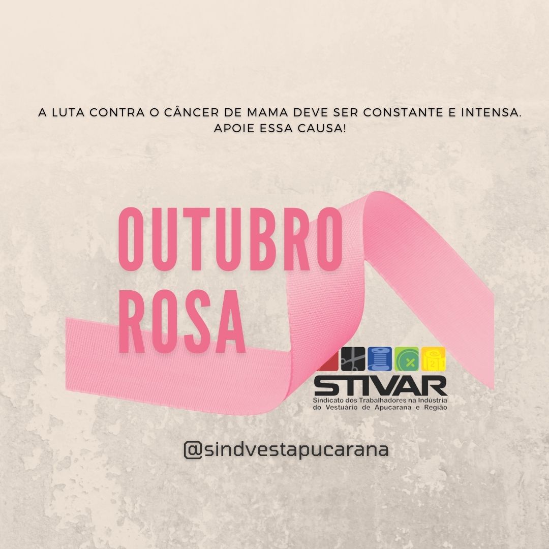 Outubro Rosa: Stivar reforça campanha pela saúde da mulher