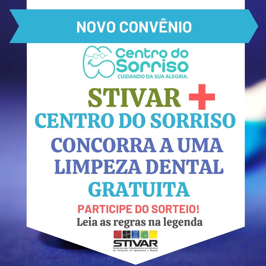 Stivar + Centro do Sorriso: Mais um convênio exclusivo para associados